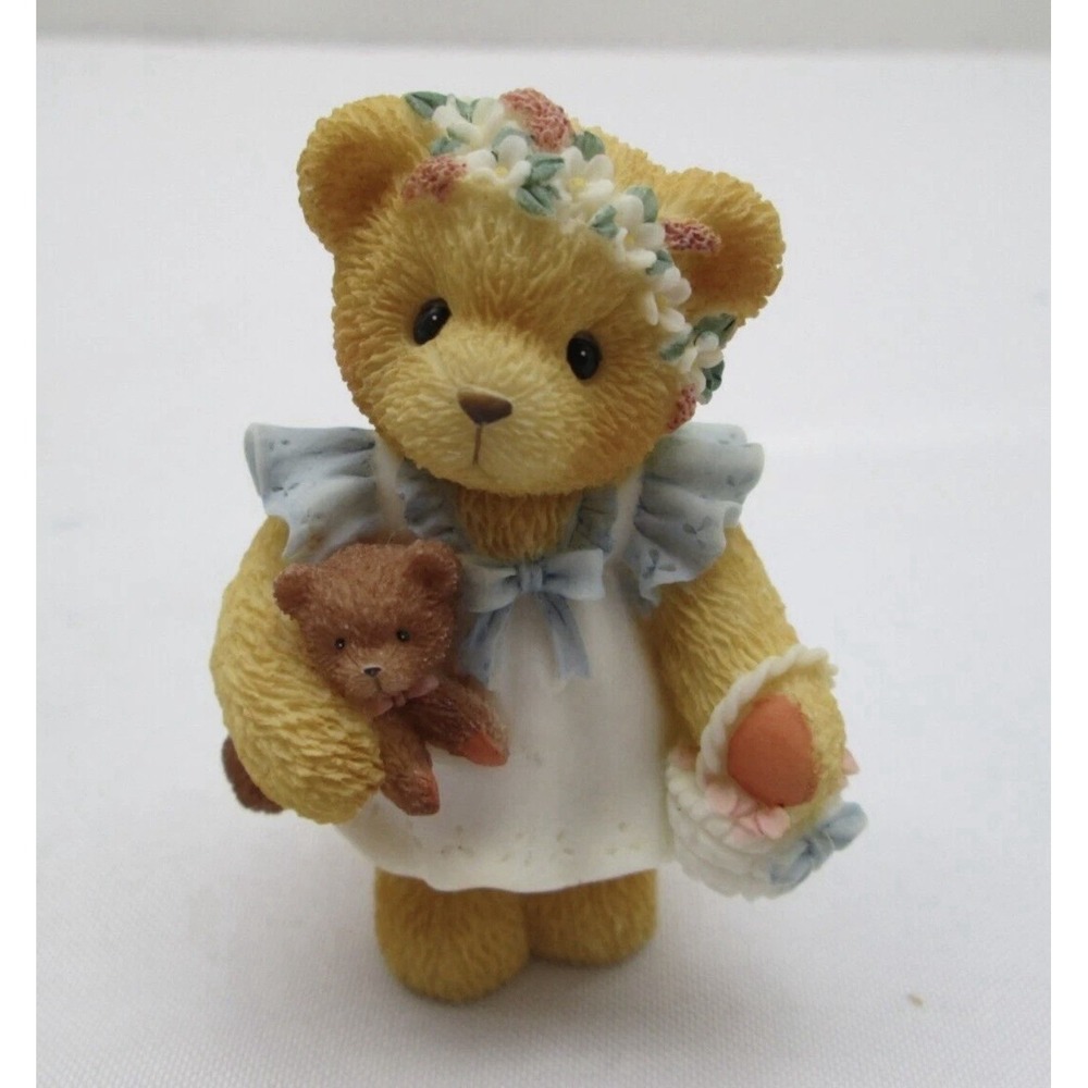 Cherished Teddies Bear Figurine 1998 "Sweet Flowers For The Bride" # 476374 *